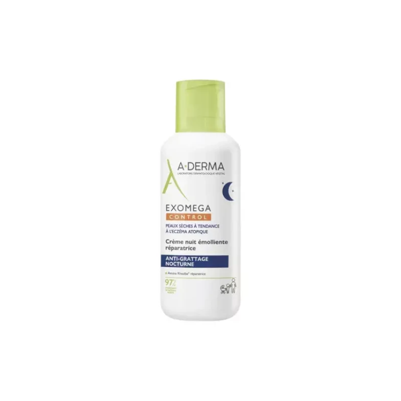 A-Derma Exomega Control Crème De Nuit émolliente Réparatrice - 400ml