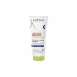 A-DERMA Exomega Control Crème Nuit Émolliente Réparatrice 200 Ml
