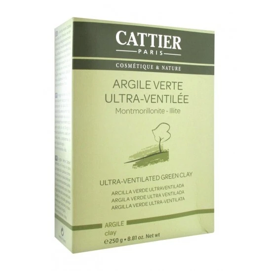 Cattier Argile Verte Ultra-Ventilée 250 G