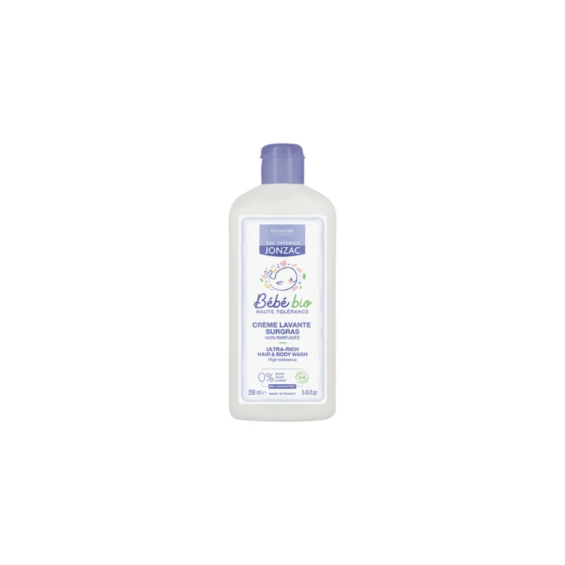 Eau De Jonzac Bébé Bio Crème Lavante Surgras 250 Ml