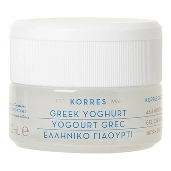 Korres Crème Hydratante Intense Confort Yaourt Grec 40ml