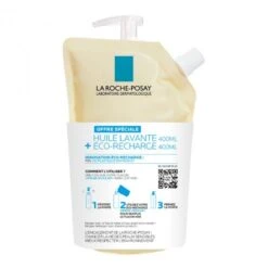 La Roche-posay Lipikar AP+ Huile Lavante 400ml + écorecharge 400ml