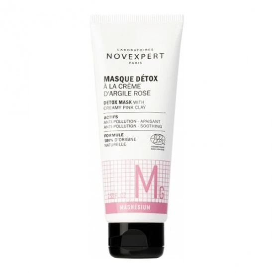 Novexpert Masque Détox à La Crème D'argile Rose Magnésium 75ml