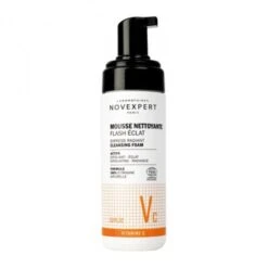 Novexpert Mousse Nettoyante Flash éclat Vitamine C 150ml